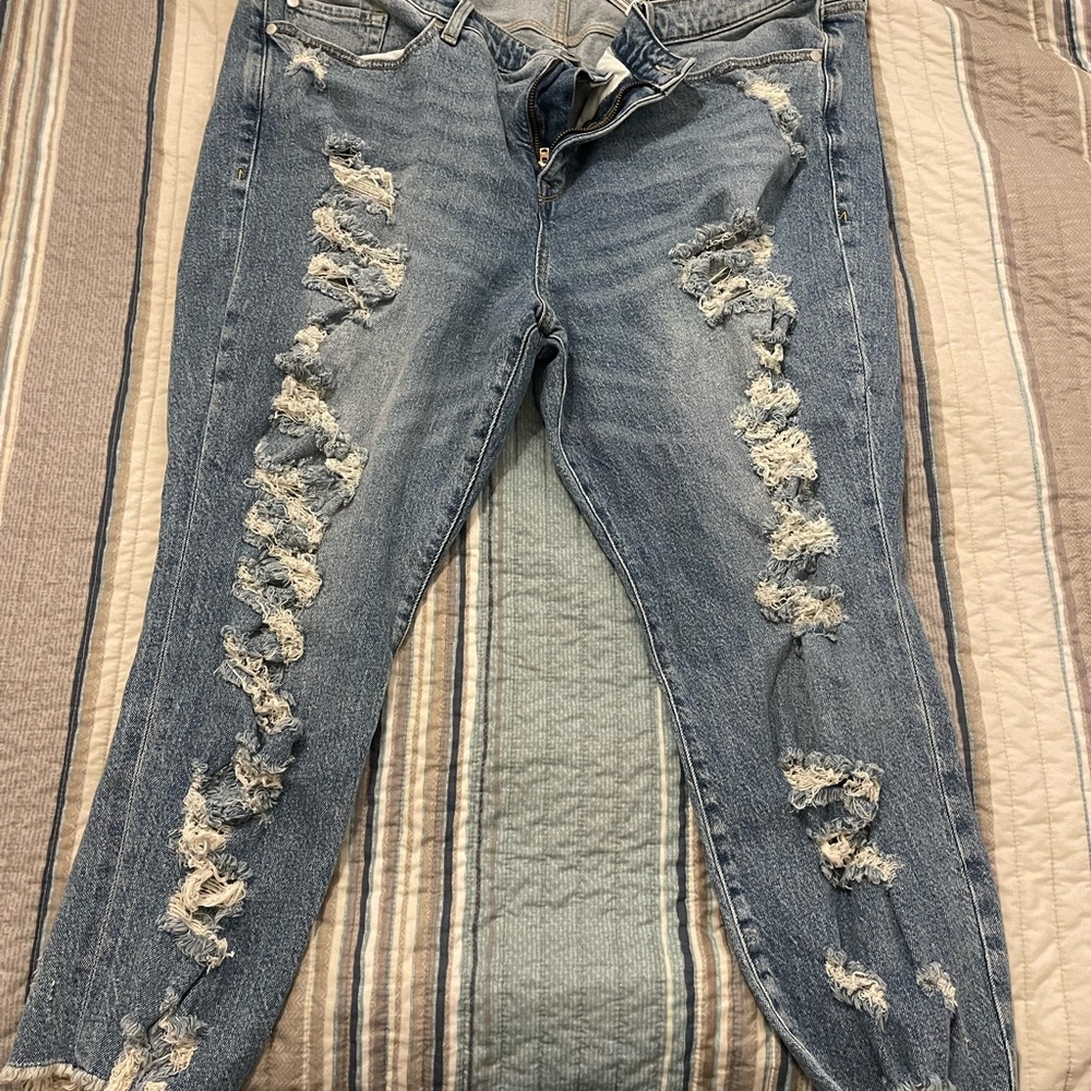 Torrid Distressed Blue Jeans for Women
